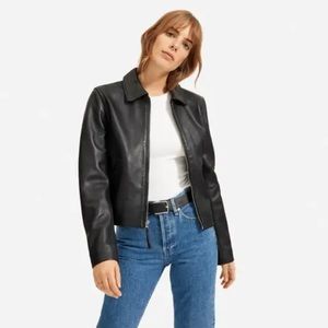 Everlane Black Leather Jacket